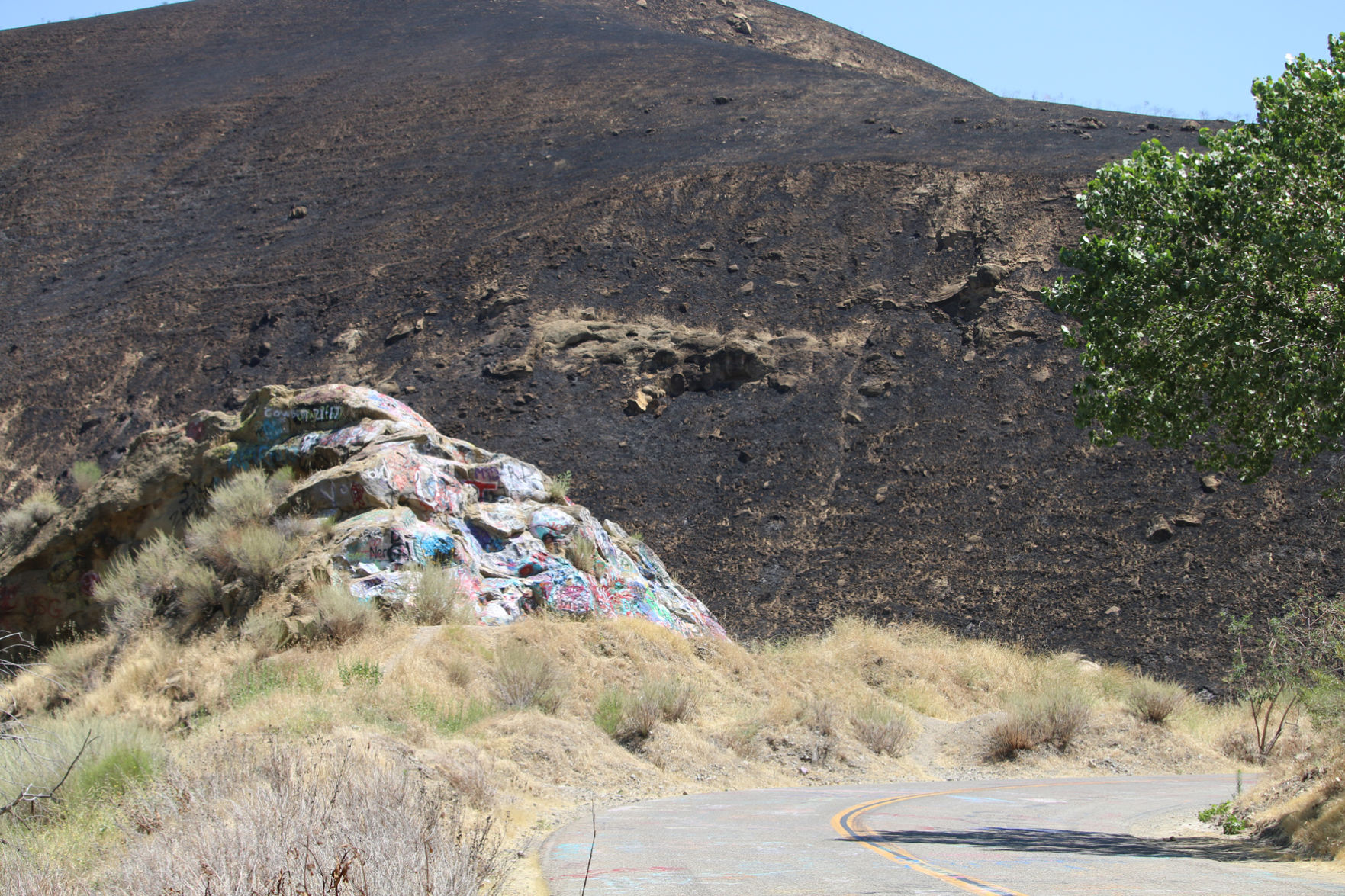 Rock Fire, Del Puerto Canyon